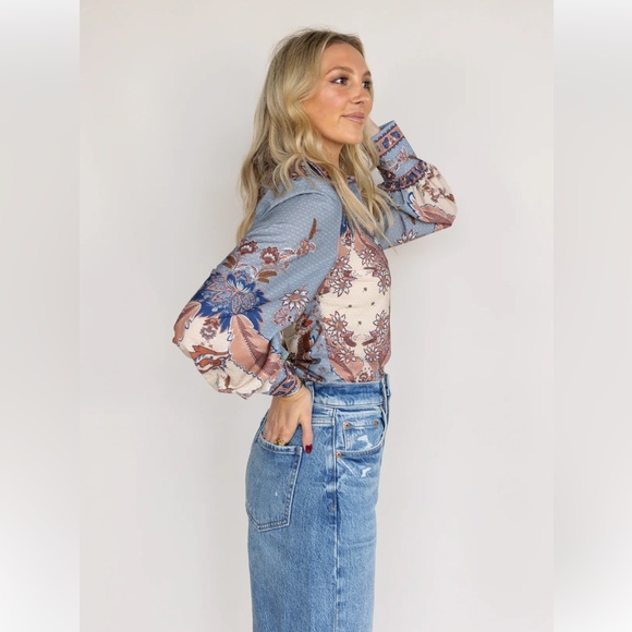 ARIEL TESORO multicolor long sleeve blouse - Picture 8 of 8